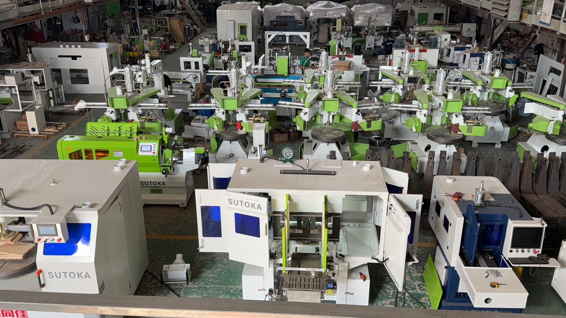 SUTOKA woodworking machinery in our workshop