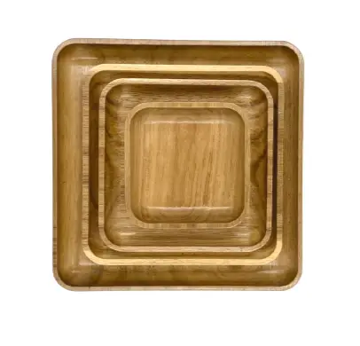 Square Wooden Trays